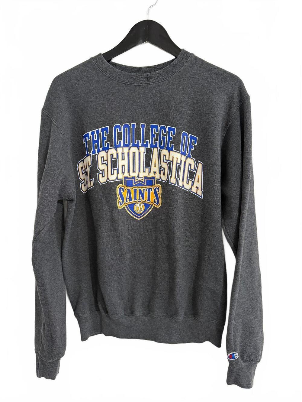 College of St. Scholastica Saints Crewneck Sweatshirt Size S